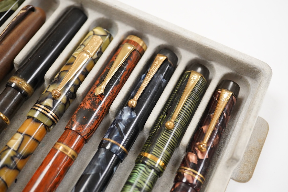 A good group of mainly UK pens to include Swan (12)